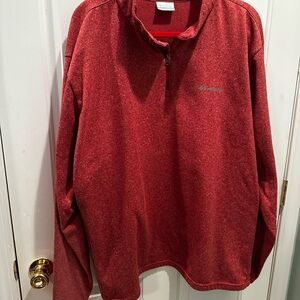 Columbia Red Fleece Pullover